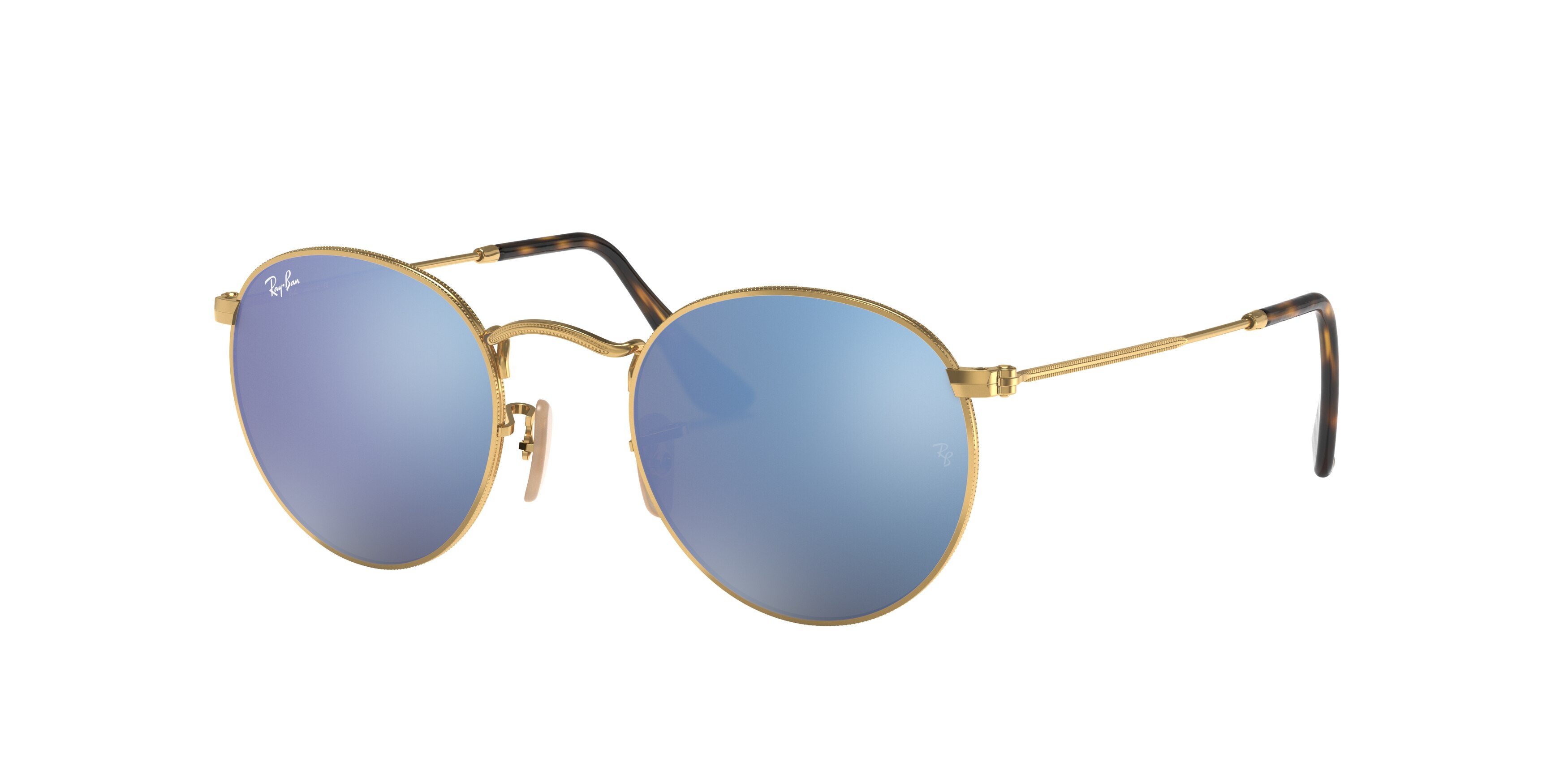 Ray Ban RB3447N 001/9O Round Metal 